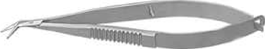 Keratoplasty Scissors Angled